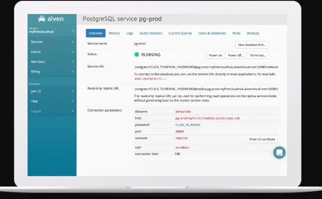 Aiven PostgreSQL
