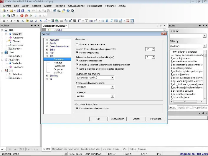 Codelobster PHP Edition