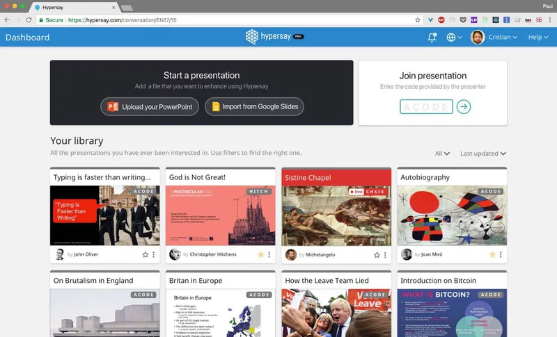 Hypersay