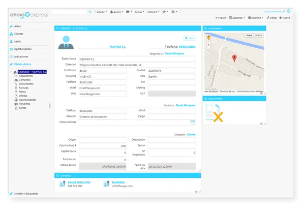 AHORA Express CRM