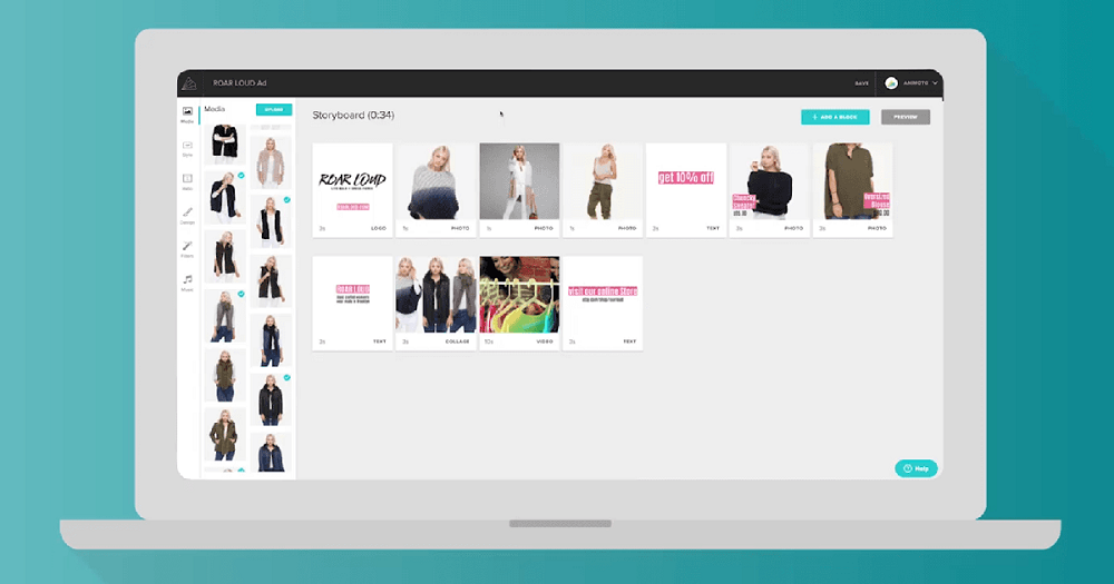 Animoto video maker